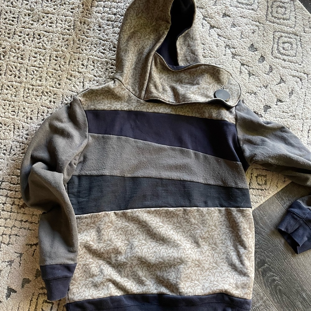 Funky handmade repurposed hooded sweatshirt 👚